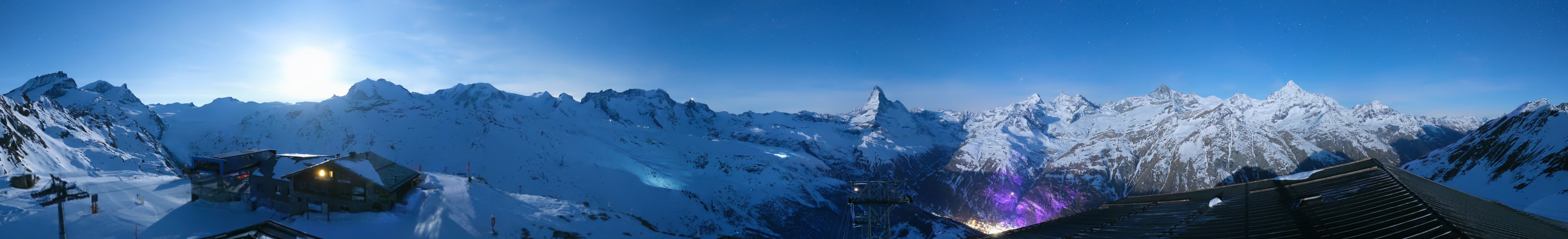 Archived image Webcam Panoramic view from Rothorn