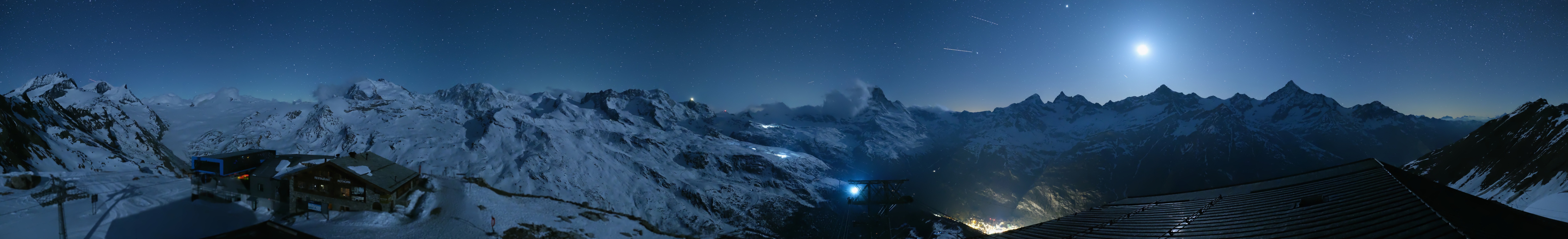 Archived image Webcam Panoramic view from Rothorn