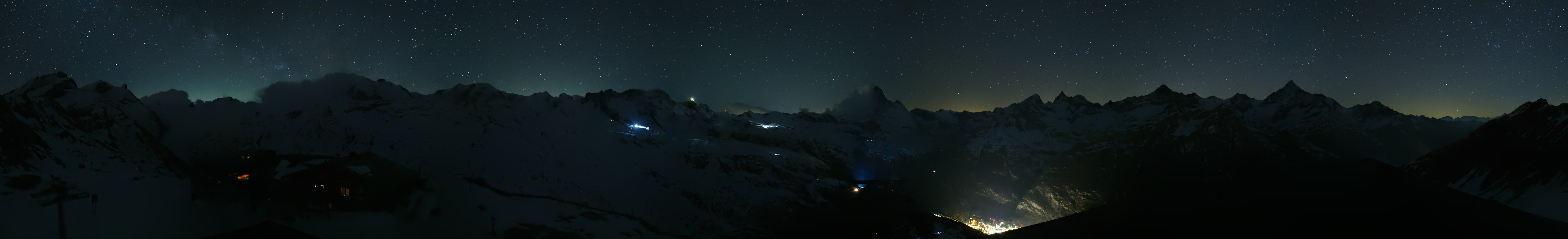 Archived image Webcam Panoramic view from Rothorn
