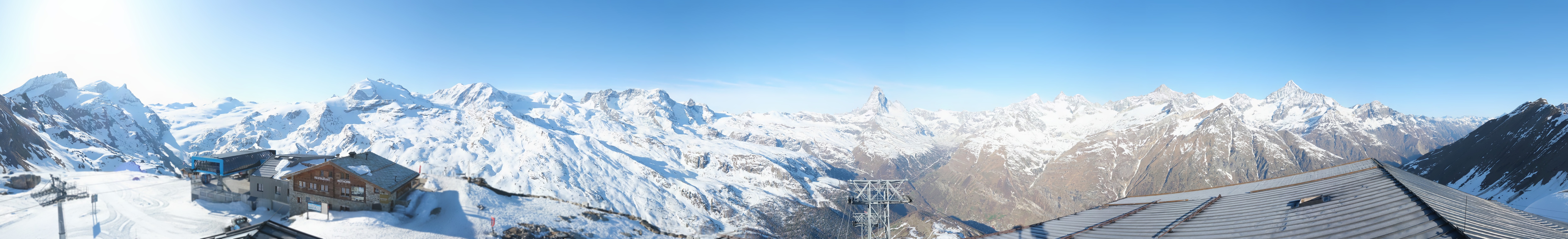 Archived image Webcam Panoramic view from Rothorn