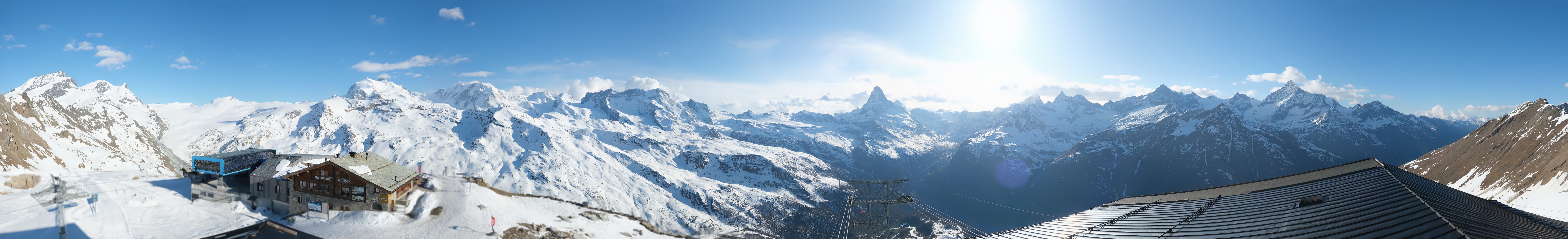 Archiv Foto Webcam Panoramablick vom Rothorn