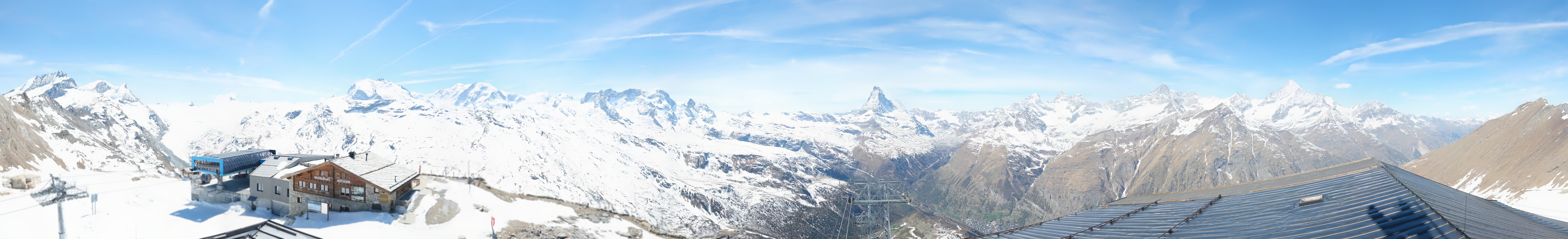 Archiv Foto Webcam Panoramablick vom Rothorn