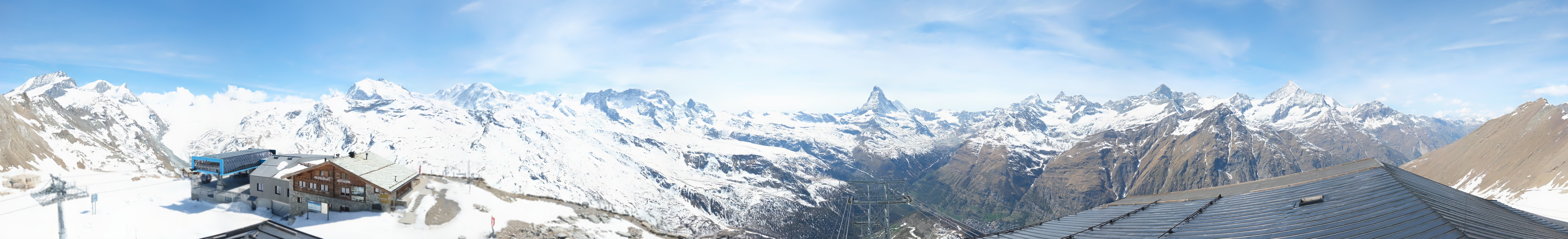 Archived image Webcam Panoramic view from Rothorn