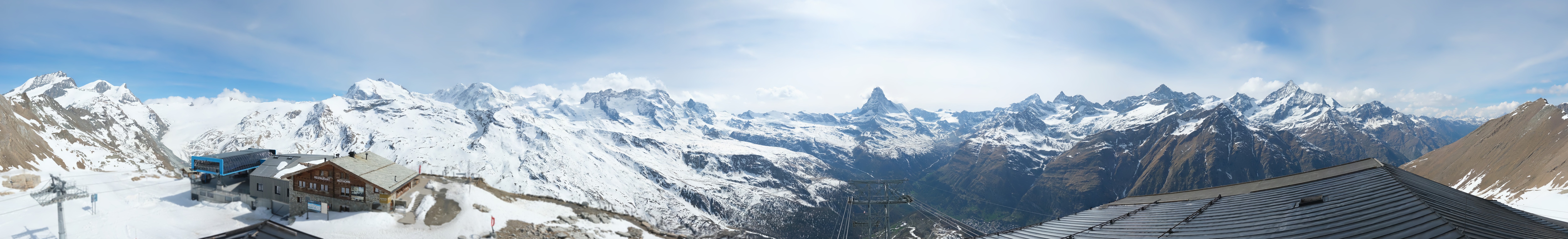 Archiv Foto Webcam Panoramablick vom Rothorn