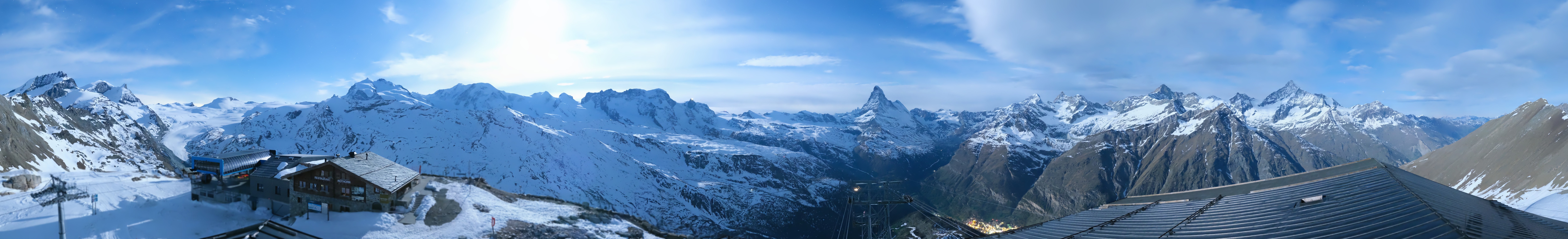 Archived image Webcam Panoramic view from Rothorn