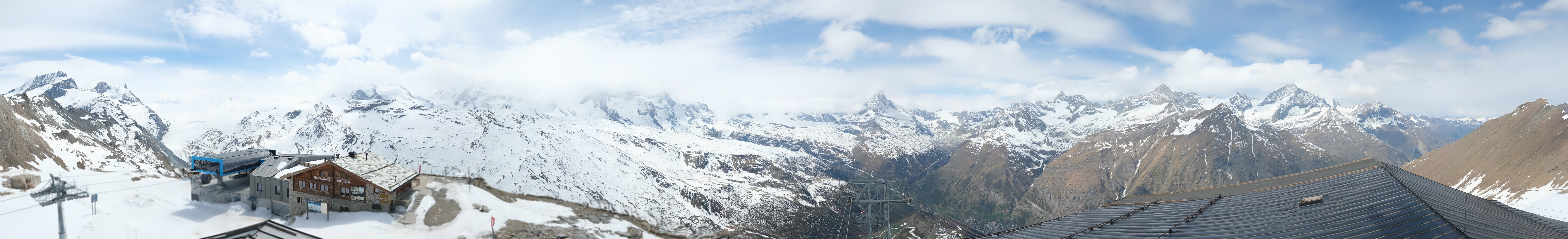 Archived image Webcam Panoramic view from Rothorn