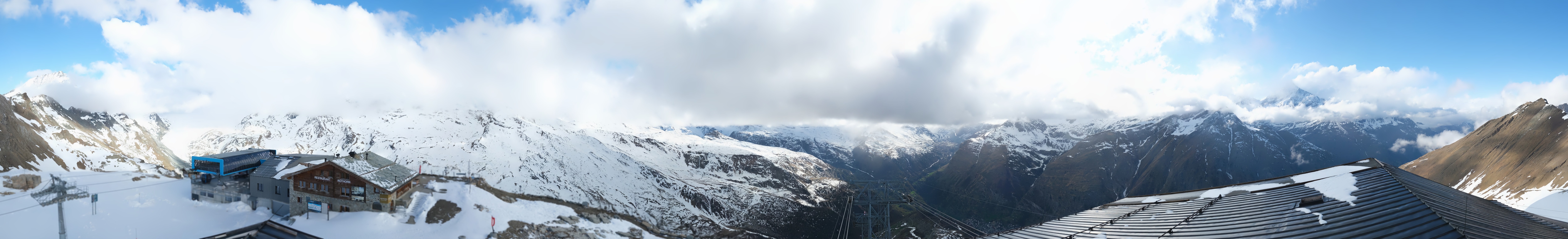 Archiv Foto Webcam Panoramablick vom Rothorn