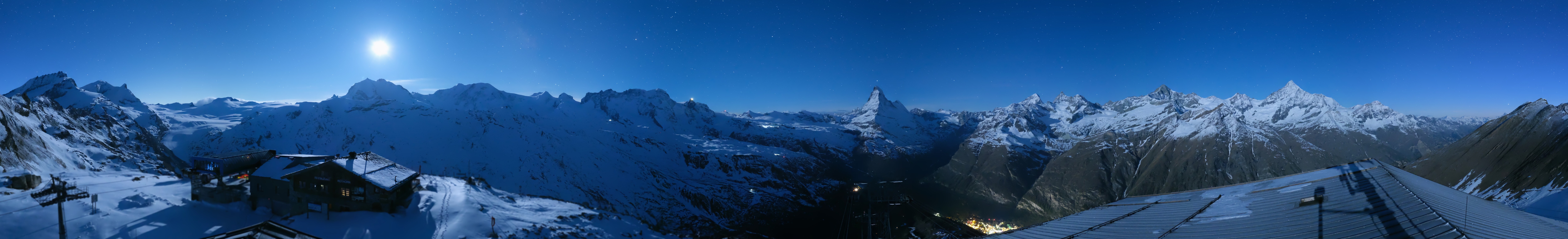 Archived image Webcam Panoramic view from Rothorn