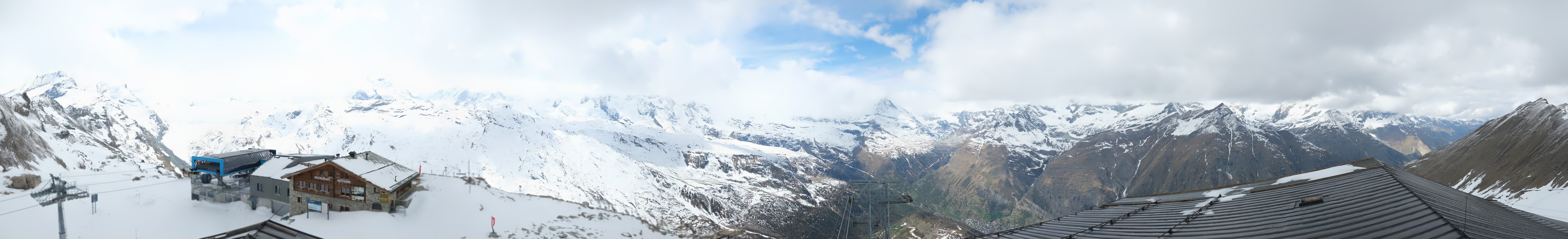 Archived image Webcam Panoramic view from Rothorn