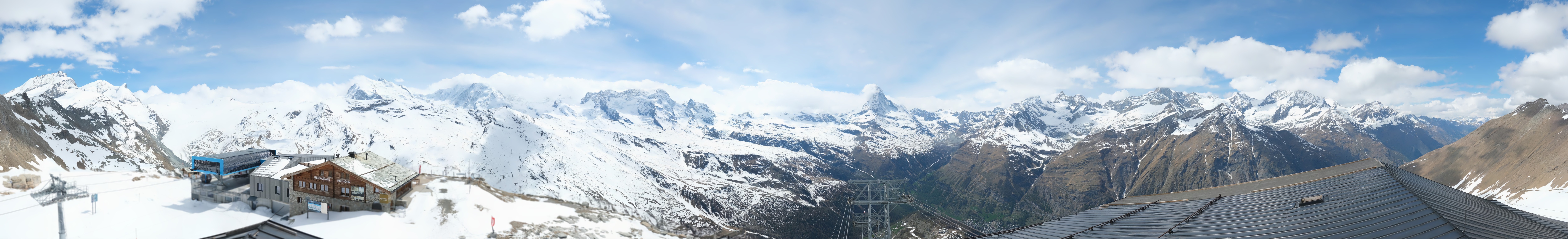 Archiv Foto Webcam Panoramablick vom Rothorn