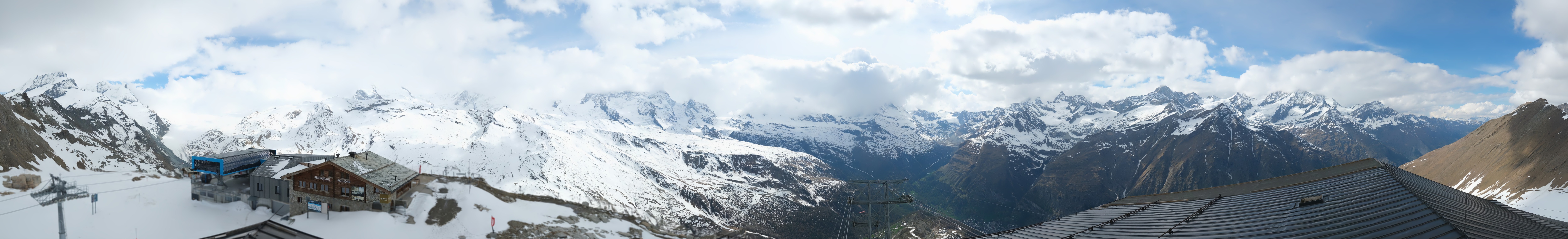 Archiv Foto Webcam Panoramablick vom Rothorn