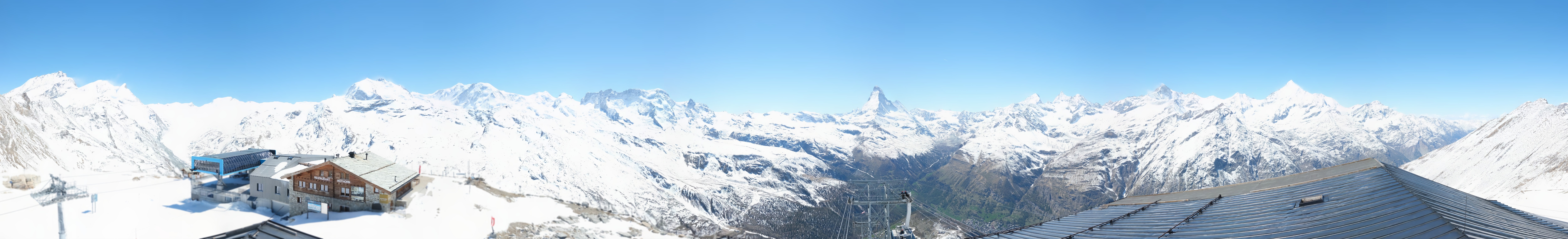 Archiv Foto Webcam Panoramablick vom Rothorn
