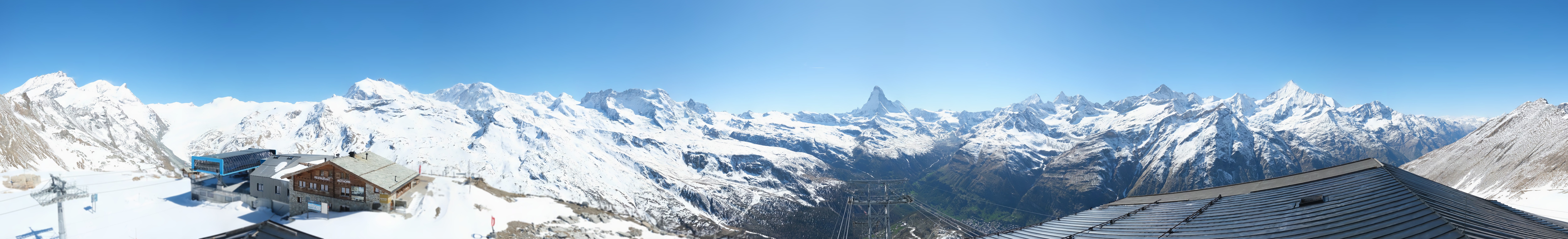 Archiv Foto Webcam Panoramablick vom Rothorn