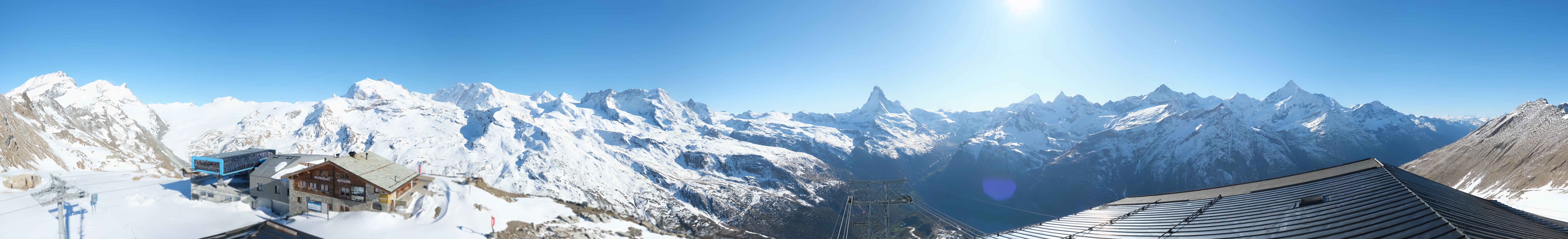 Archiv Foto Webcam Panoramablick vom Rothorn
