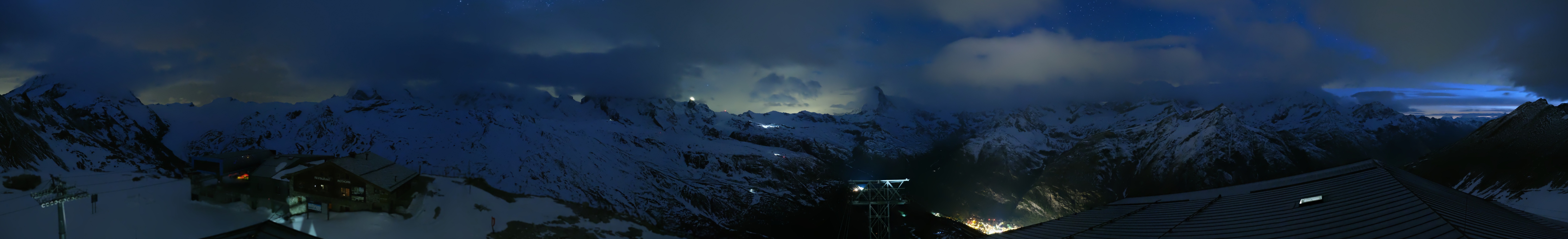 Archiv Foto Webcam Panoramablick vom Rothorn