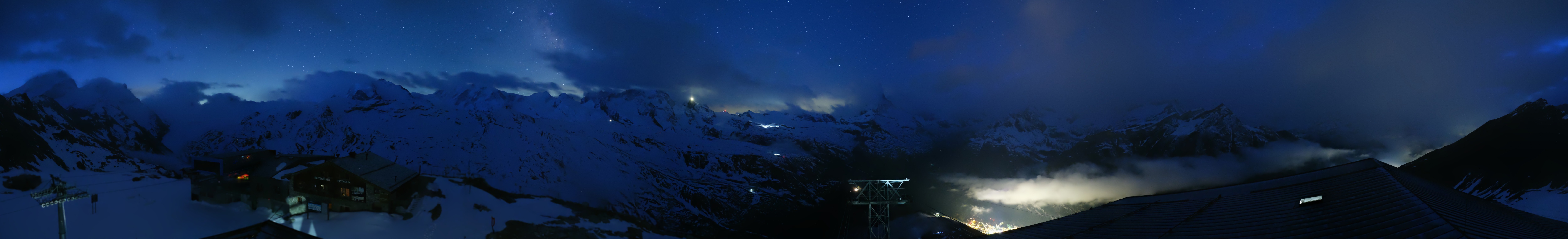 Archiv Foto Webcam Panoramablick vom Rothorn