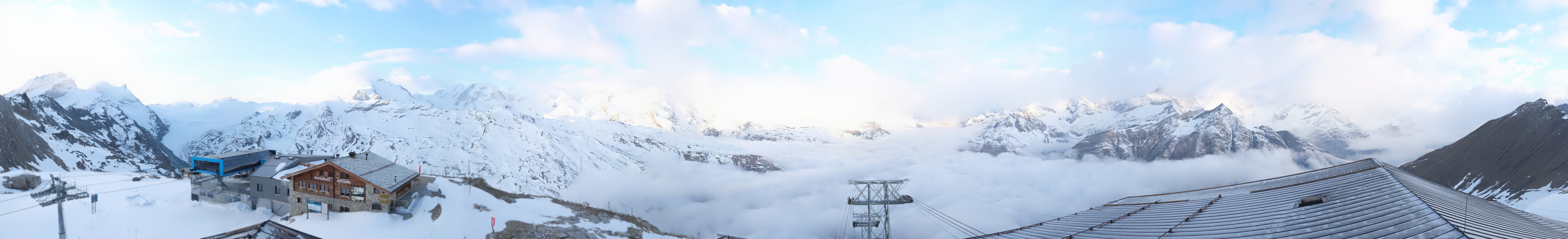 Archiv Foto Webcam Panoramablick vom Rothorn