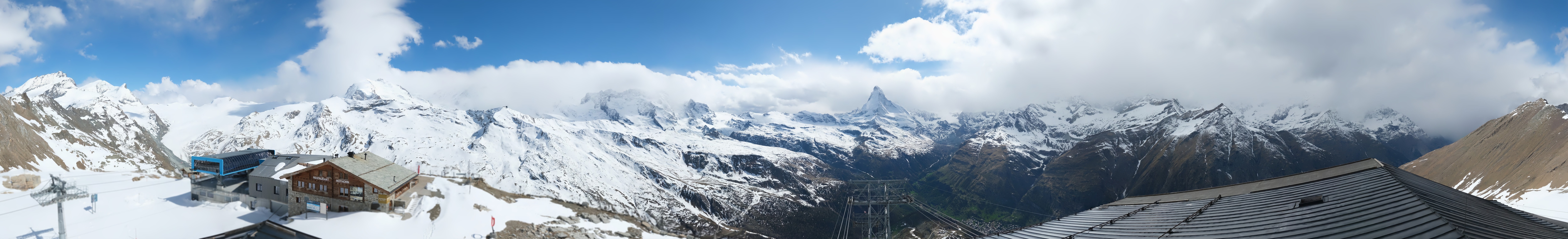 Archiv Foto Webcam Panoramablick vom Rothorn
