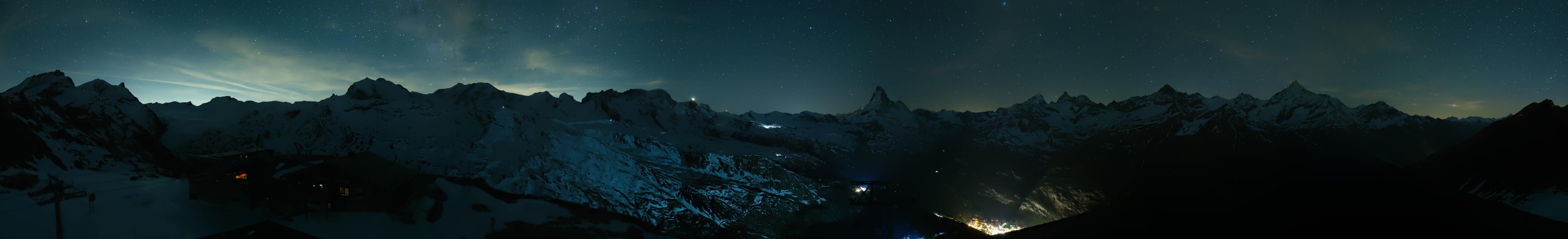Archived image Webcam Panoramic view from Rothorn
