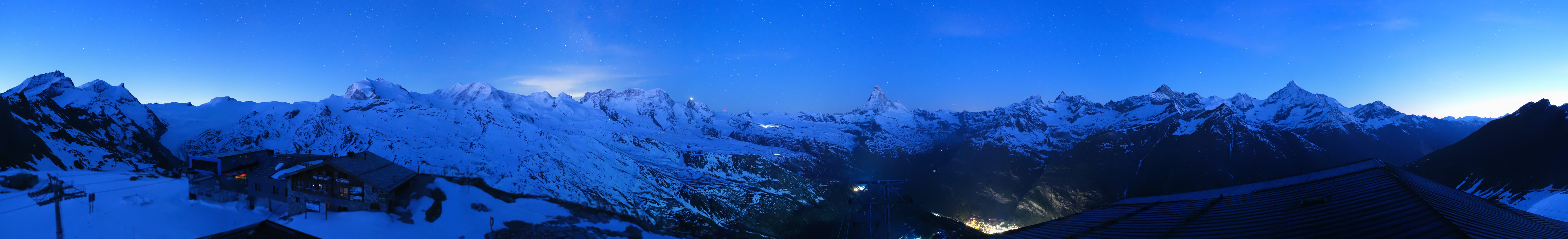 Archived image Webcam Panoramic view from Rothorn