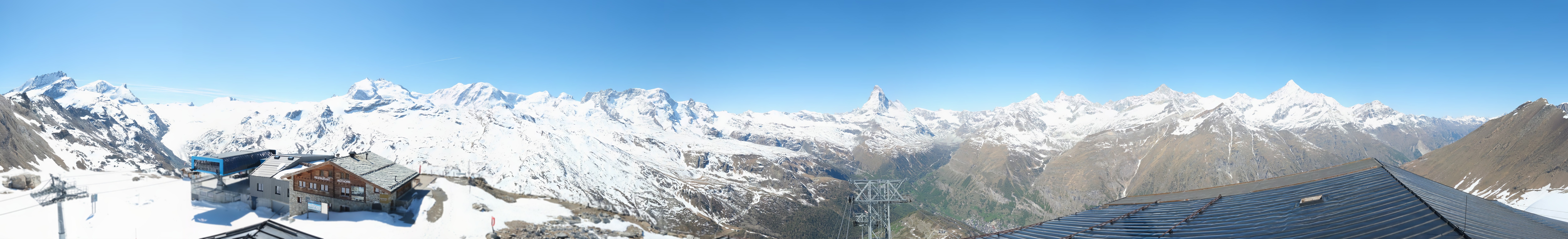 Archived image Webcam Panoramic view from Rothorn