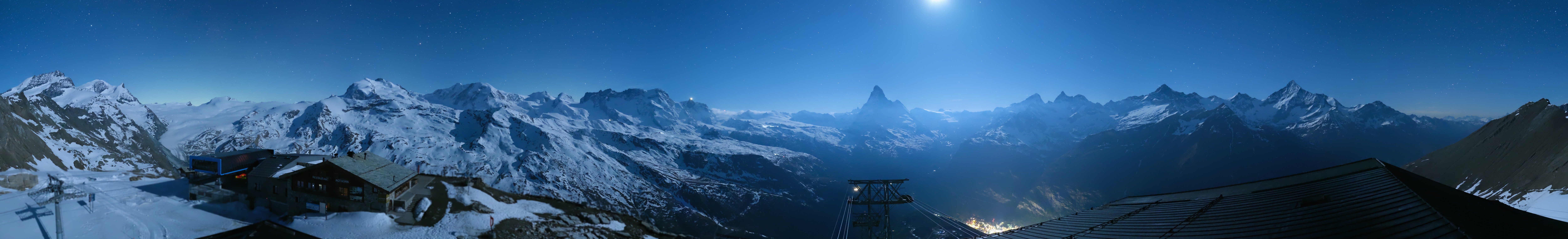Archiv Foto Webcam Panoramablick vom Rothorn