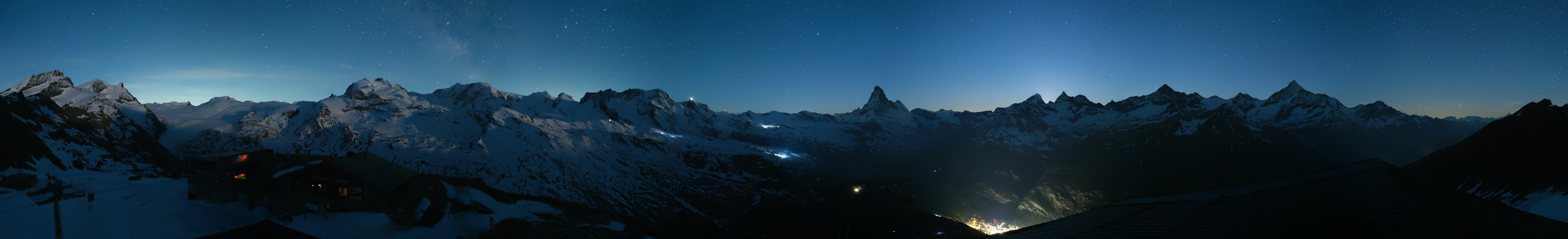 Archiv Foto Webcam Panoramablick vom Rothorn