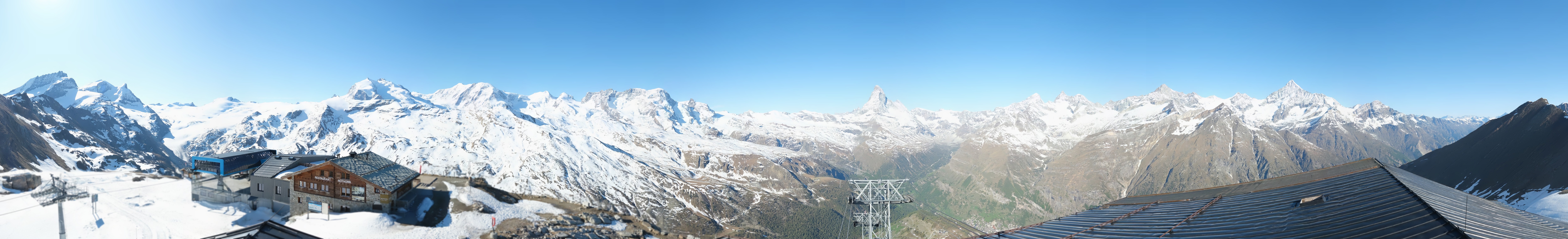 Archiv Foto Webcam Panoramablick vom Rothorn