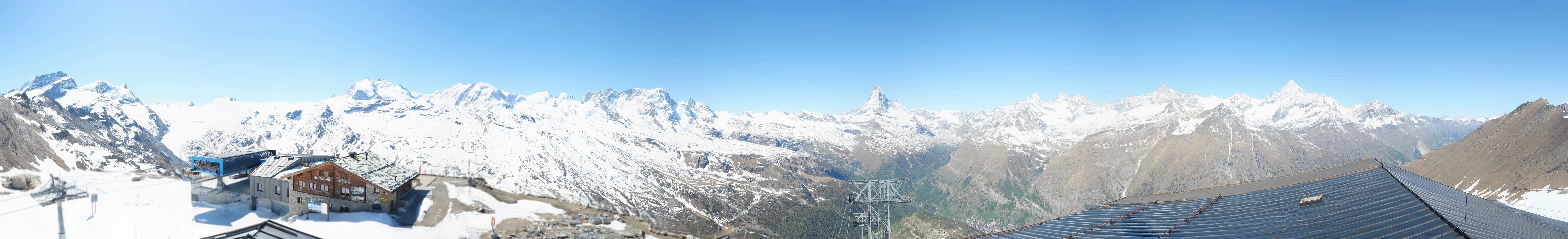 Archiv Foto Webcam Panoramablick vom Rothorn