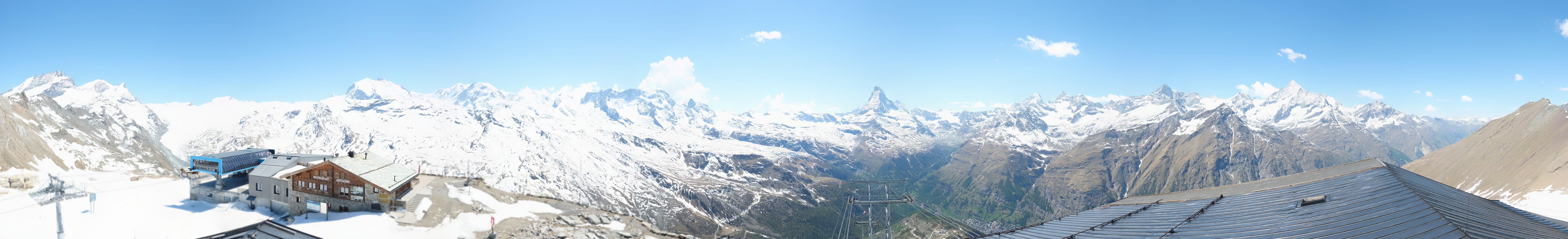 Archiv Foto Webcam Panoramablick vom Rothorn