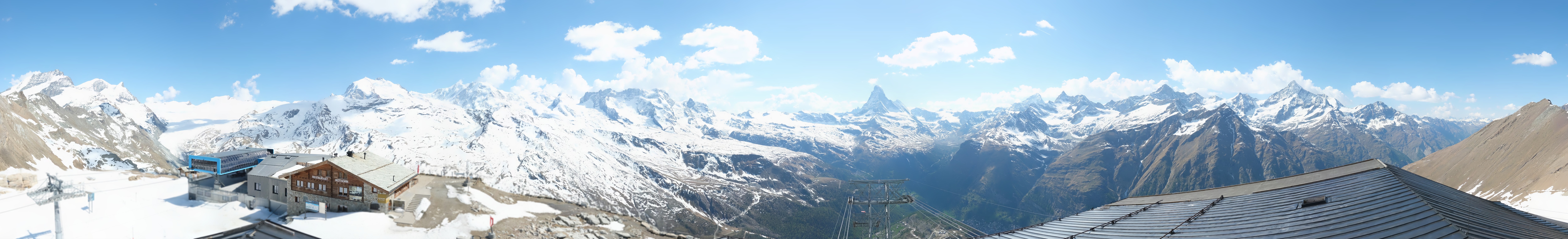 Archiv Foto Webcam Panoramablick vom Rothorn