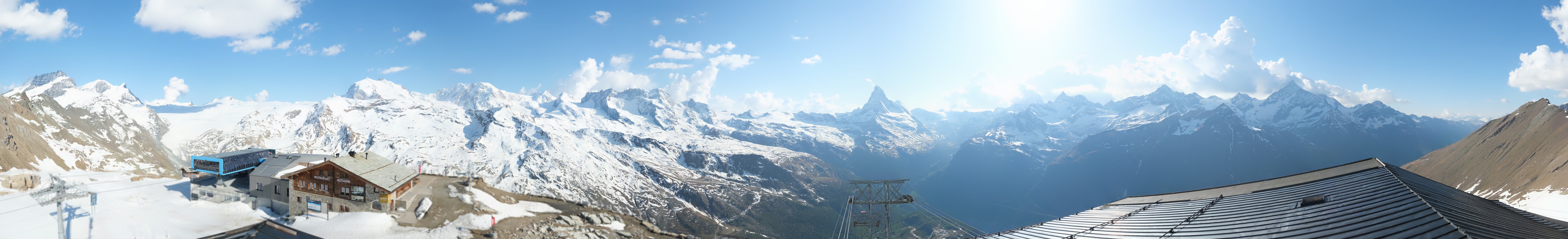 Archiv Foto Webcam Panoramablick vom Rothorn