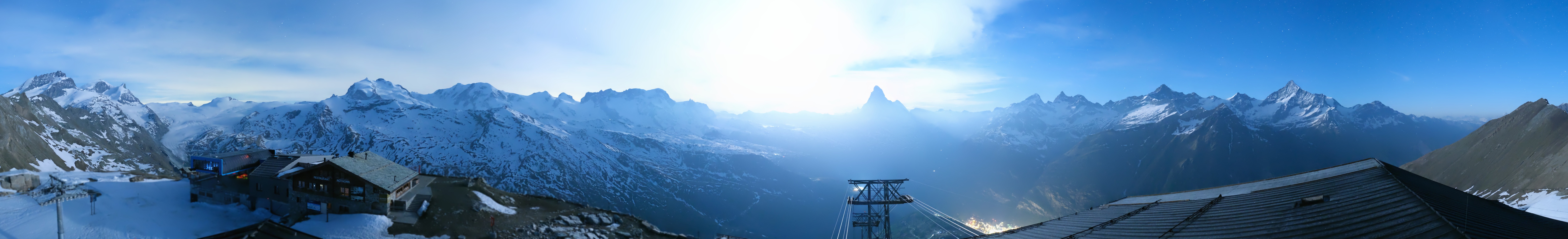 Archived image Webcam Panoramic view from Rothorn