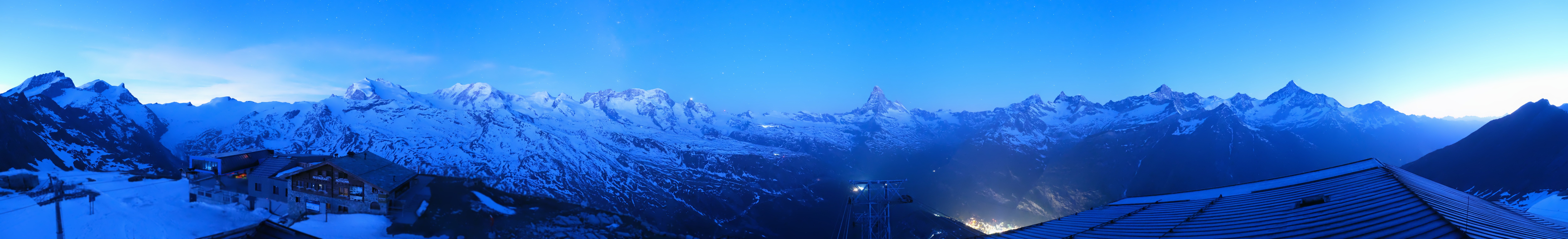 Archived image Webcam Panoramic view from Rothorn
