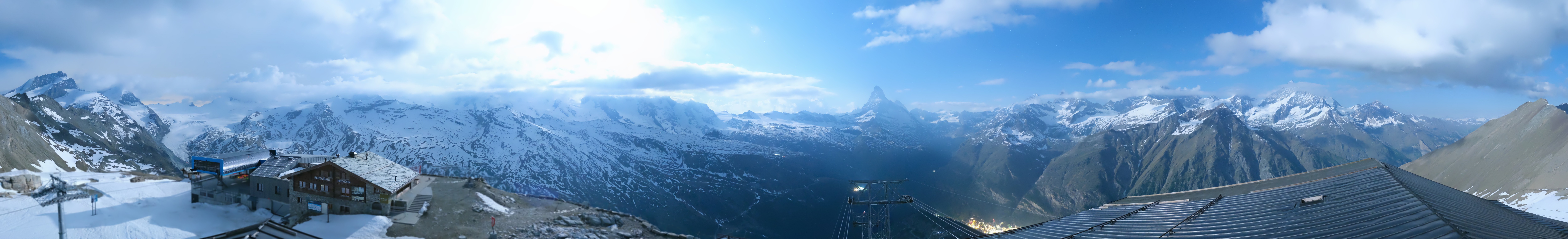 Archiv Foto Webcam Panoramablick vom Rothorn