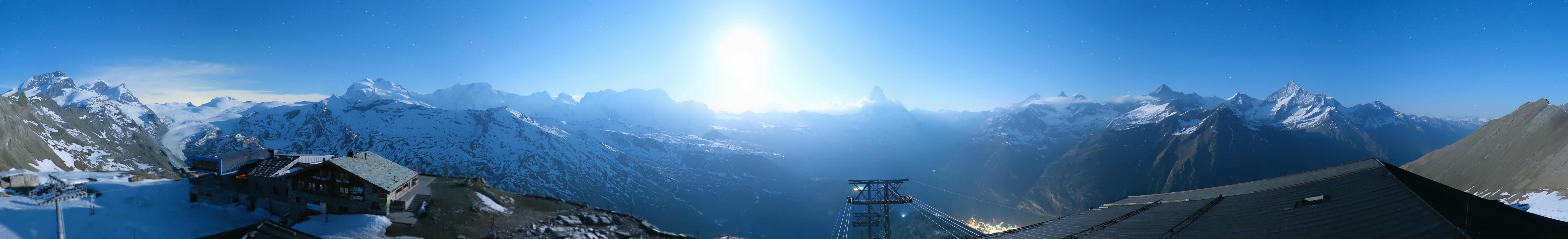 Archiv Foto Webcam Panoramablick vom Rothorn