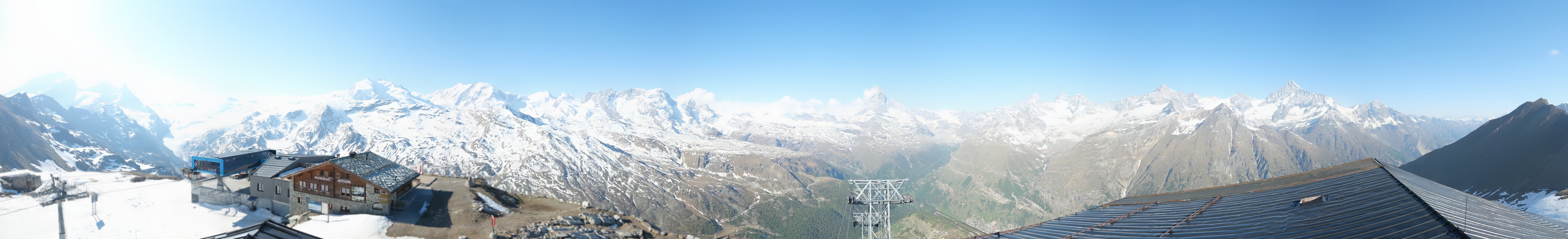 Archiv Foto Webcam Panoramablick vom Rothorn