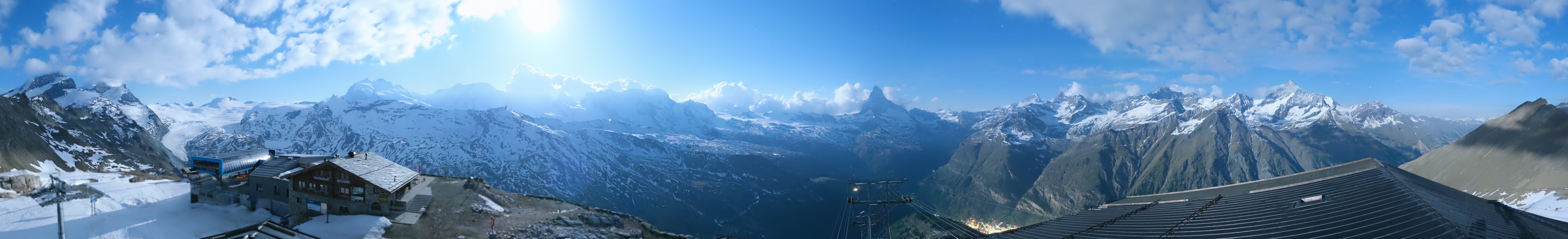Archived image Webcam Panoramic view from Rothorn