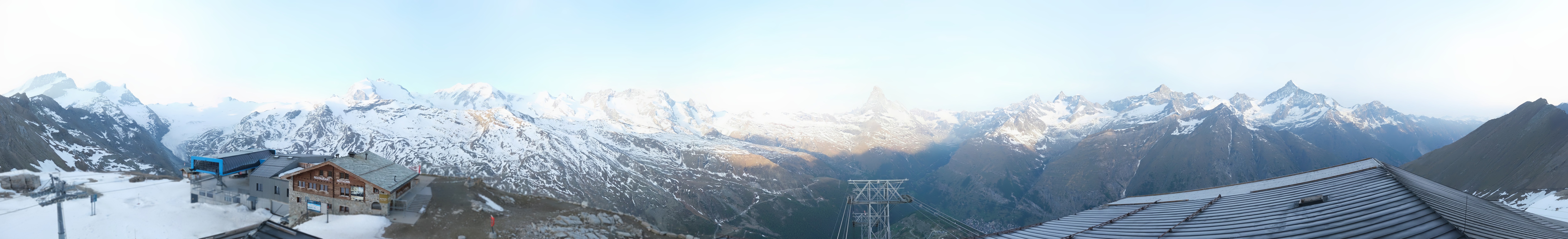 Archived image Webcam Panoramic view from Rothorn