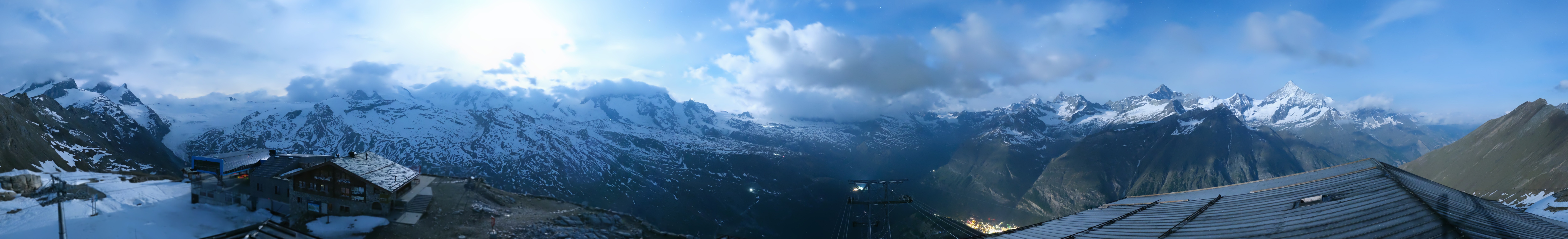 Archiv Foto Webcam Panoramablick vom Rothorn