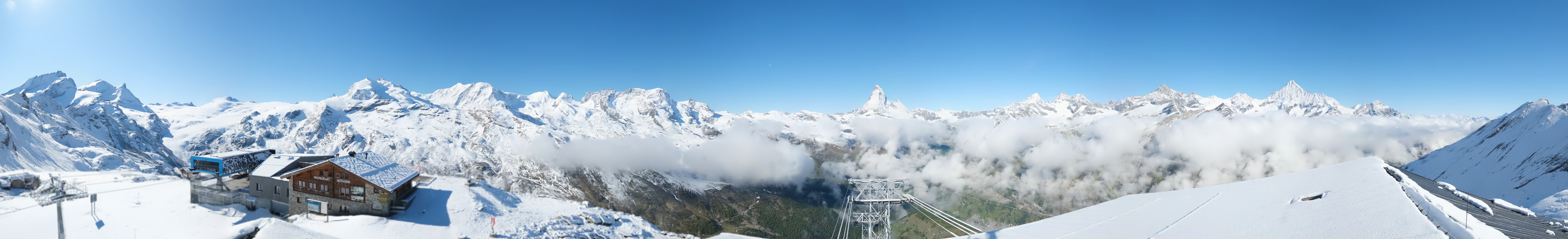 Archived image Webcam Panoramic view from Rothorn