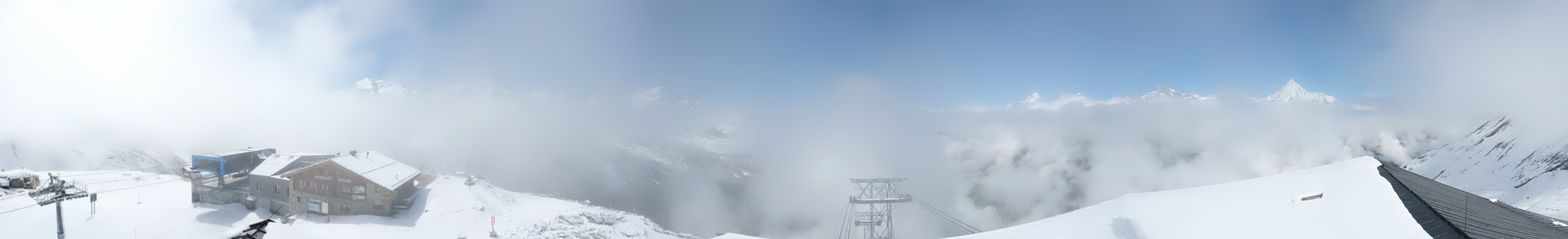Archived image Webcam Panoramic view from Rothorn