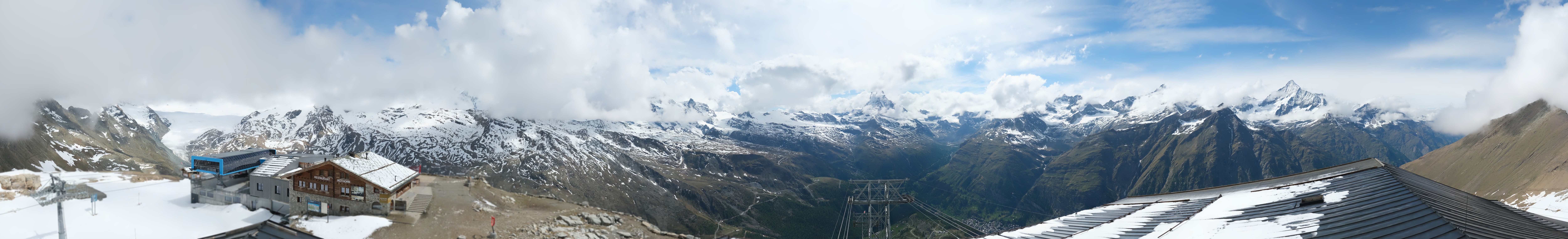 Archived image Webcam Panoramic view from Rothorn