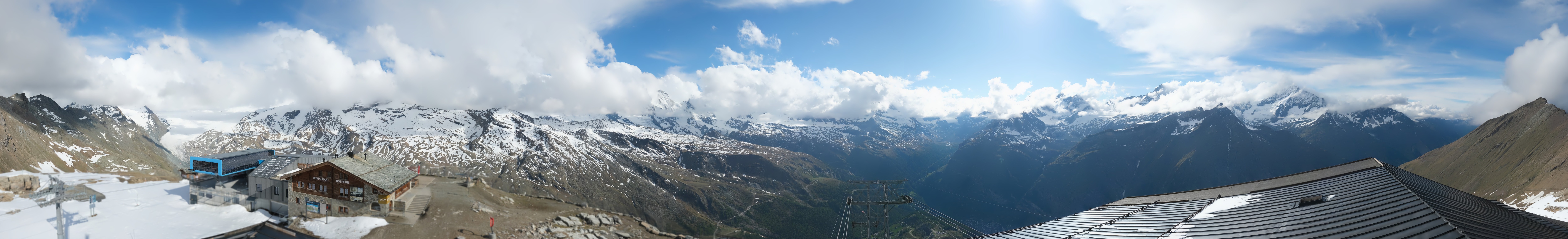 Archived image Webcam Panoramic view from Rothorn