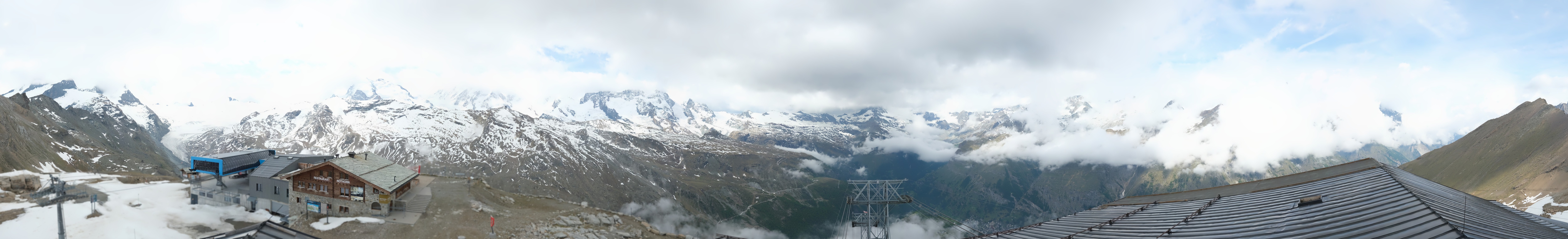 Archiv Foto Webcam Panoramablick vom Rothorn