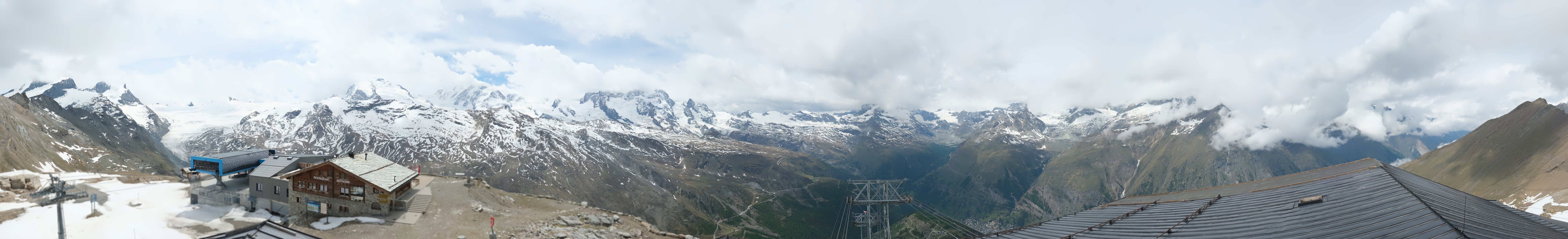 Archiv Foto Webcam Panoramablick vom Rothorn