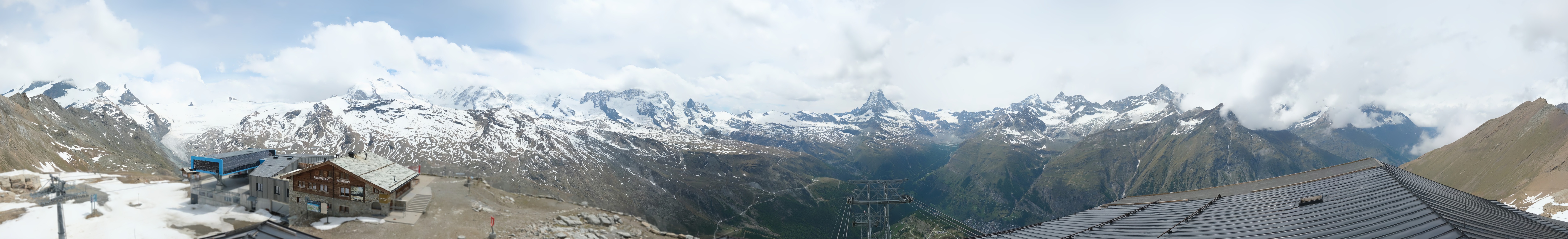 Archiv Foto Webcam Panoramablick vom Rothorn