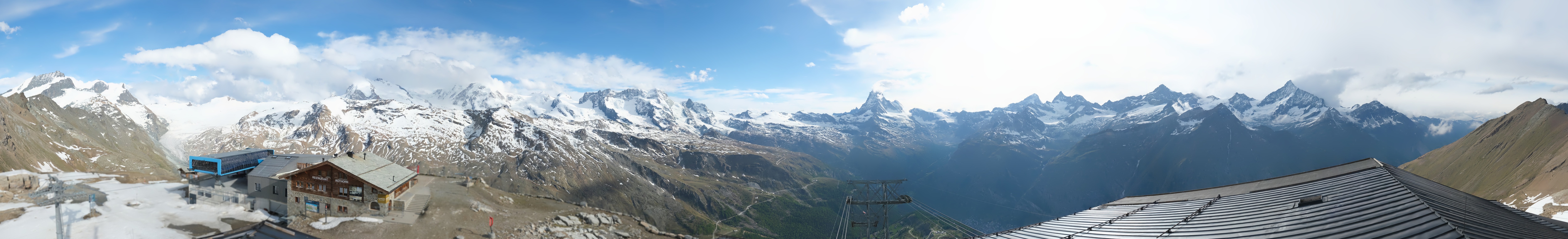 Archiv Foto Webcam Panoramablick vom Rothorn