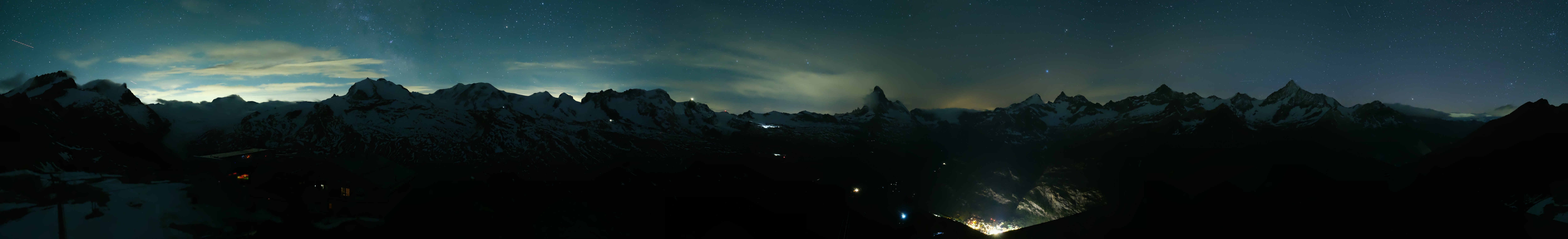 Archived image Webcam Panoramic view from Rothorn