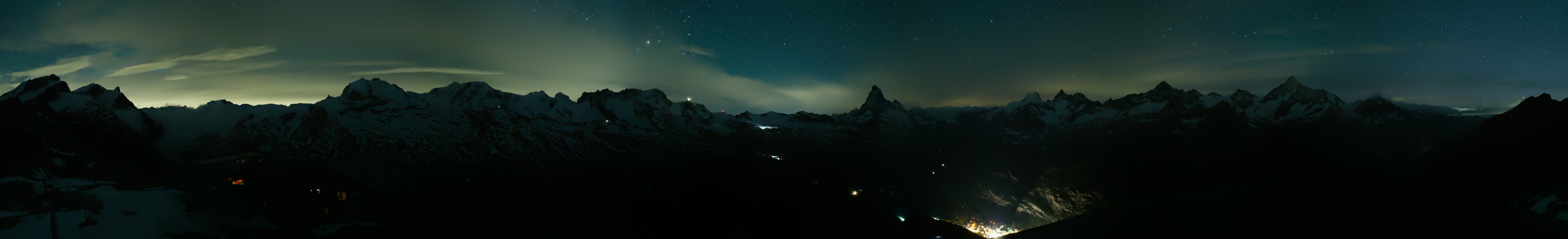Archived image Webcam Panoramic view from Rothorn